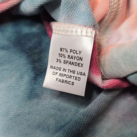 382 NWT 78&Sunny Sunshine All The Time" Tie Dye Graphic Pullover 1X (14W-16W) - Picture 8 of 8